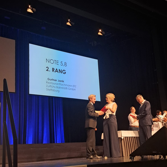 Janick Gurnter im zweiten Rang